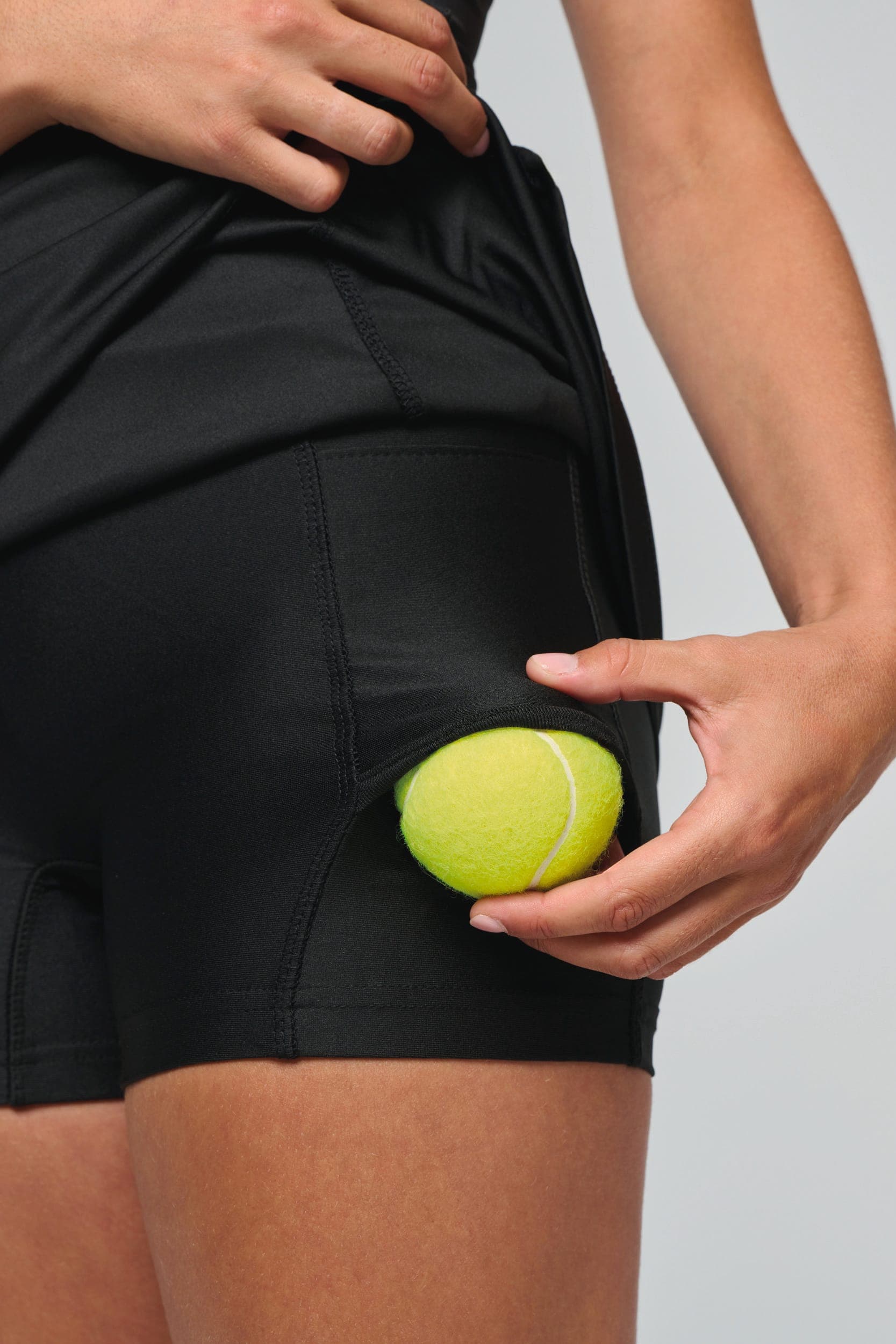 Jupe de tennis femme en situation