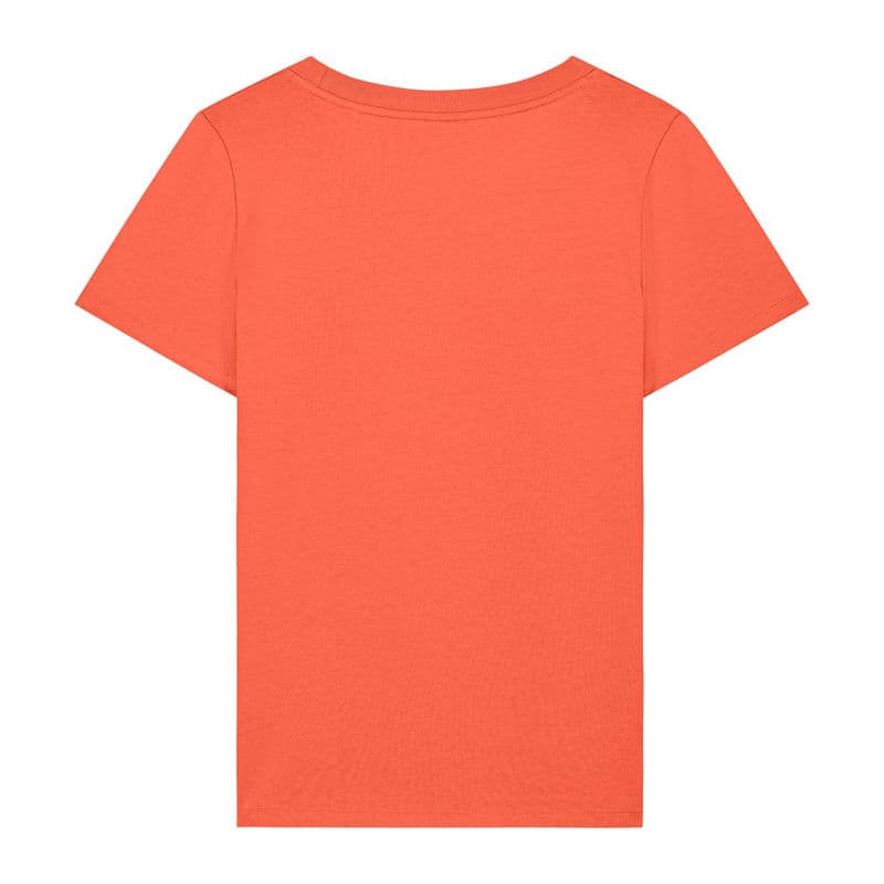 The iconic mid-light women’s fitted t-shirt coloris Fiesta
