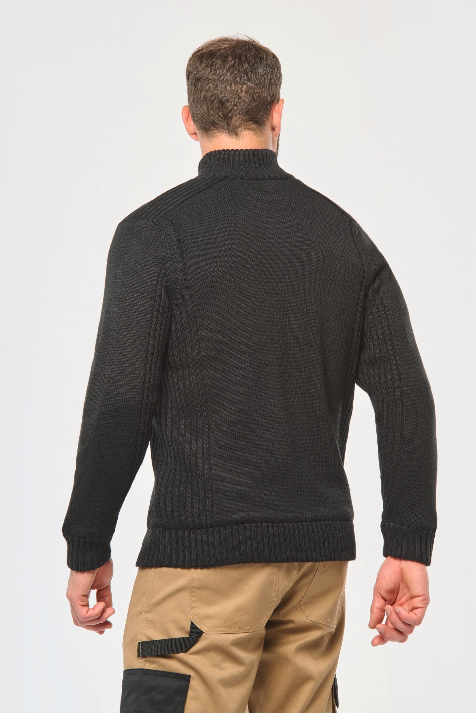 Cardigan doublé polaire homme en situation