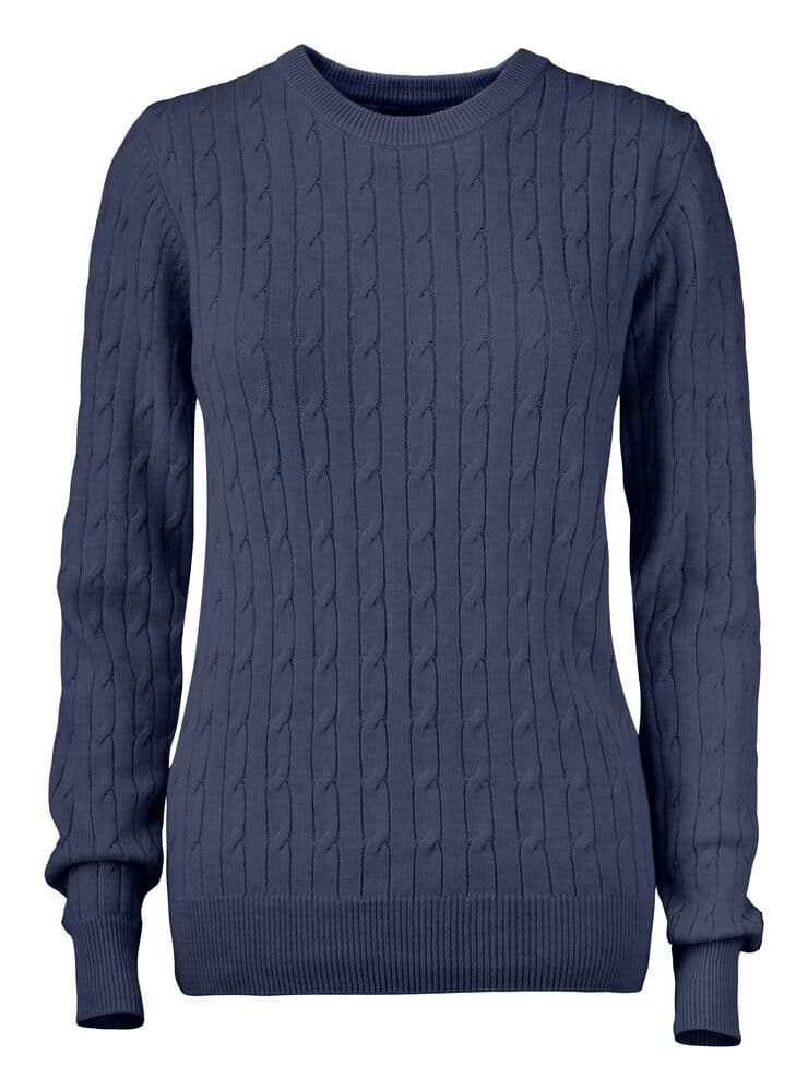 Pull tricot Cutter & Buck Blakely femme coloris Marine chiné
