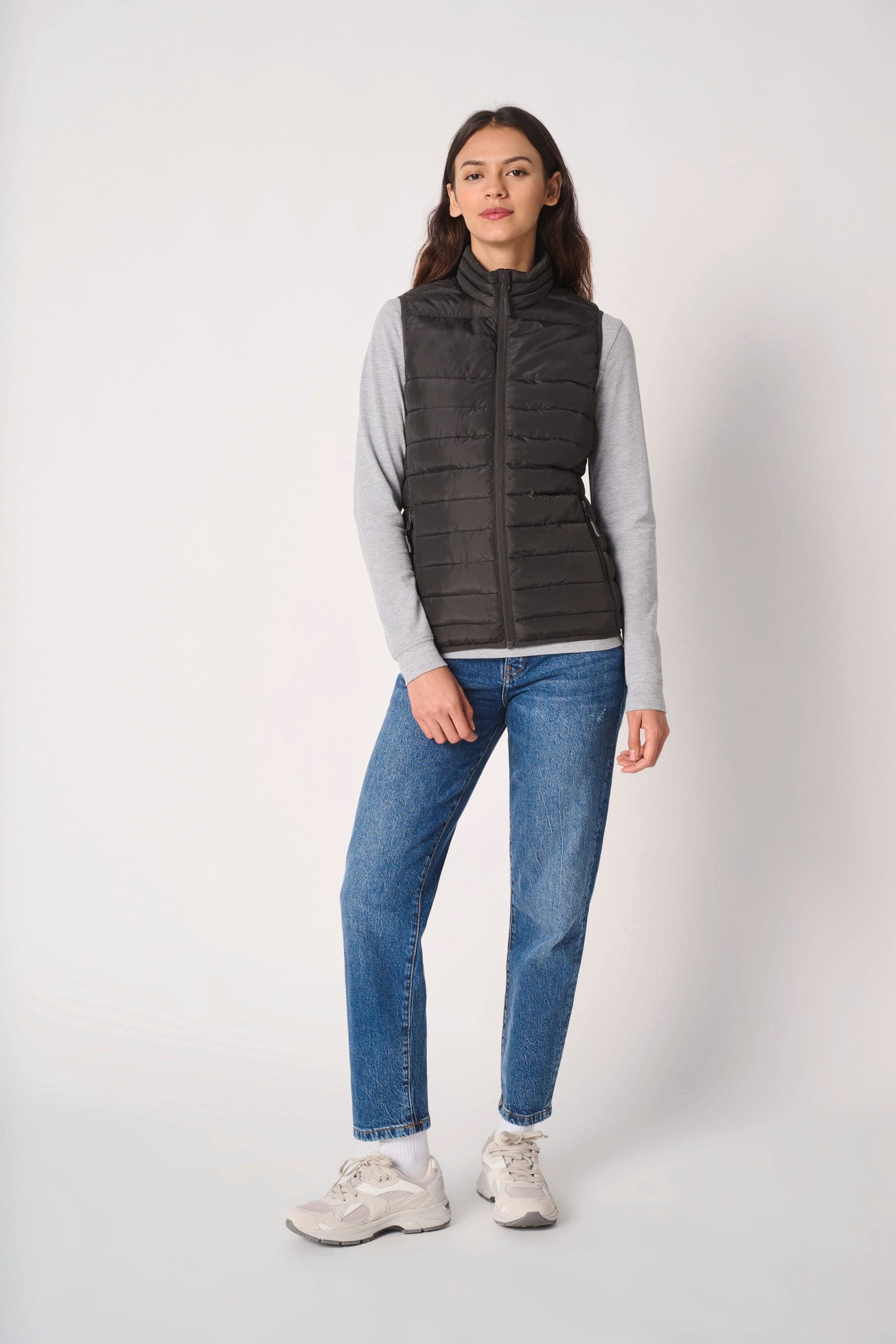 Bodywarmer matelassé femme en situation