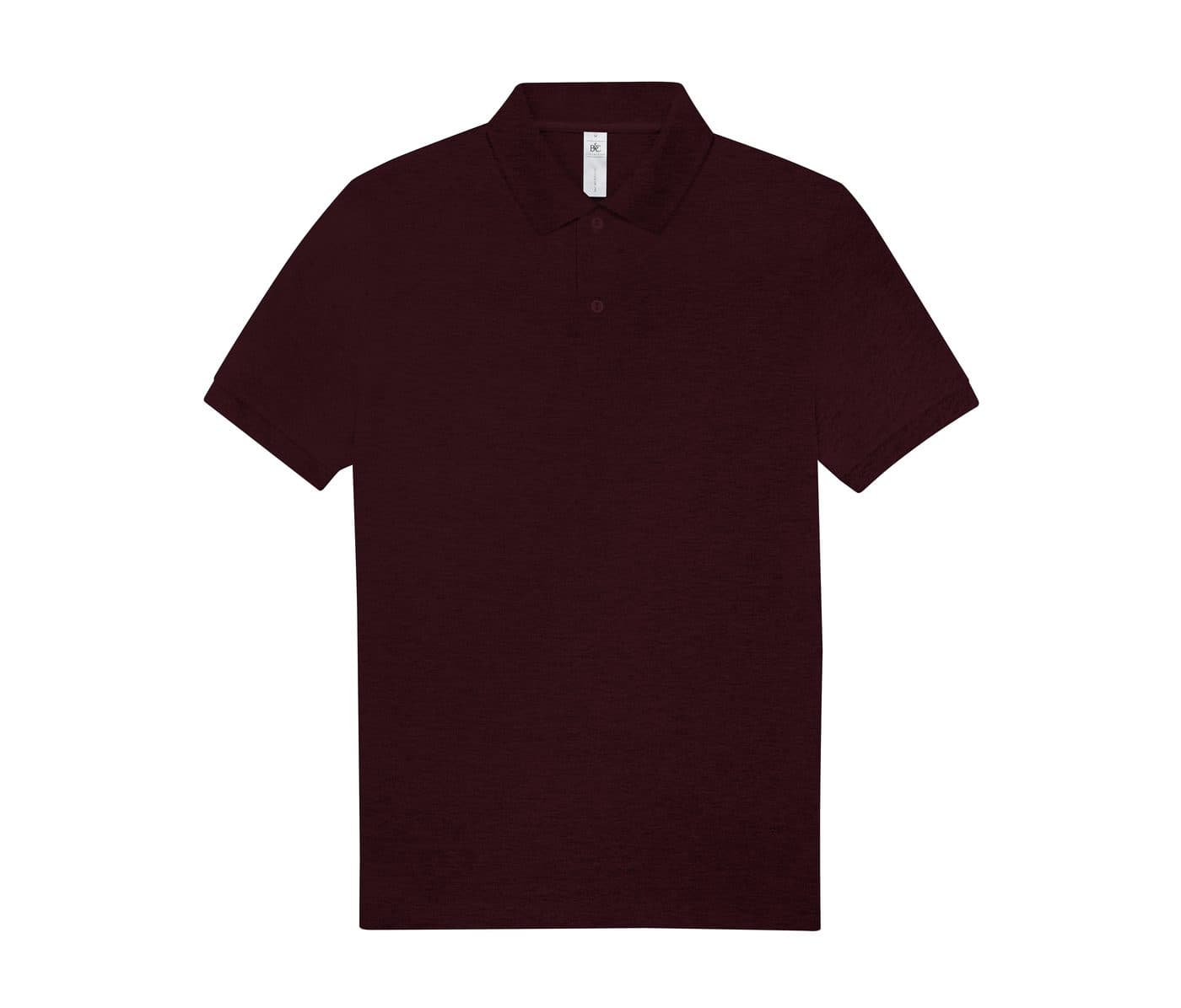 B&C MY POLO 210 coloris Bordeaux chiné