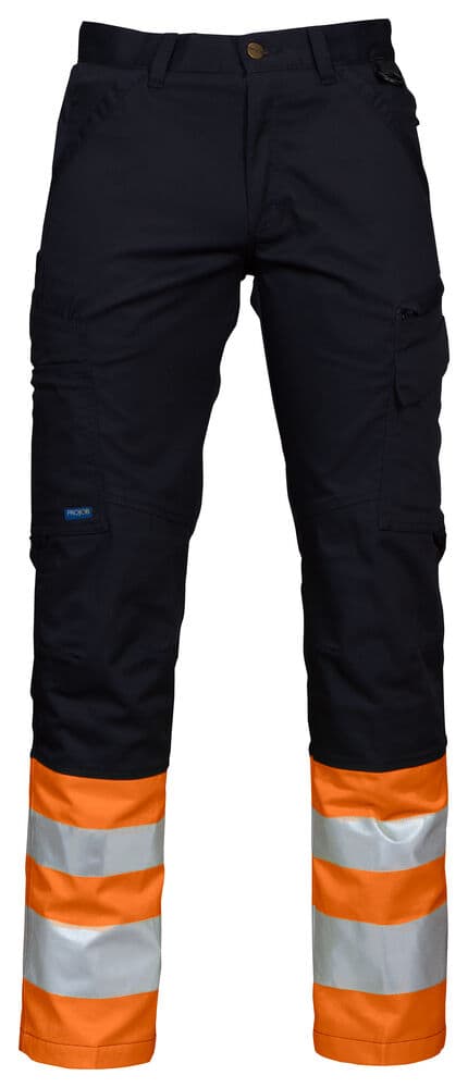 6523 PANTALON DE SIGNALISATION AVEC POCHES AUX GENOUX EN ISO 20471 CLASSE 1