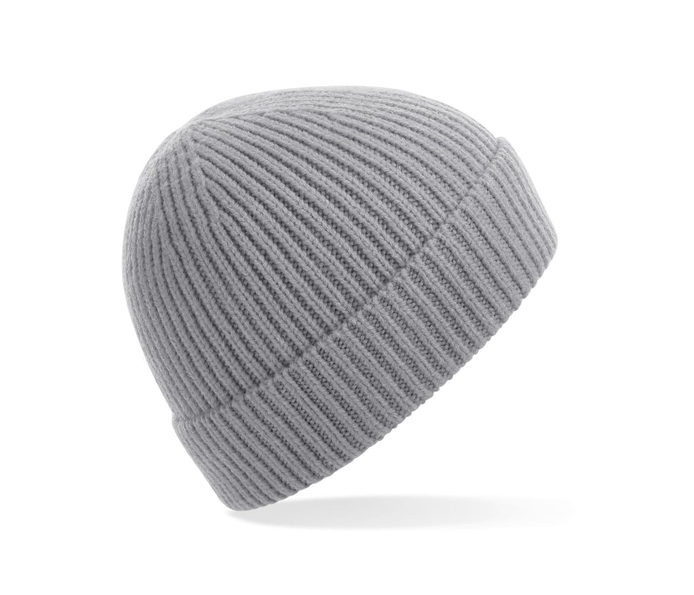 ENGINEERED KNIT RIBBED BEANIE coloris Gris clair