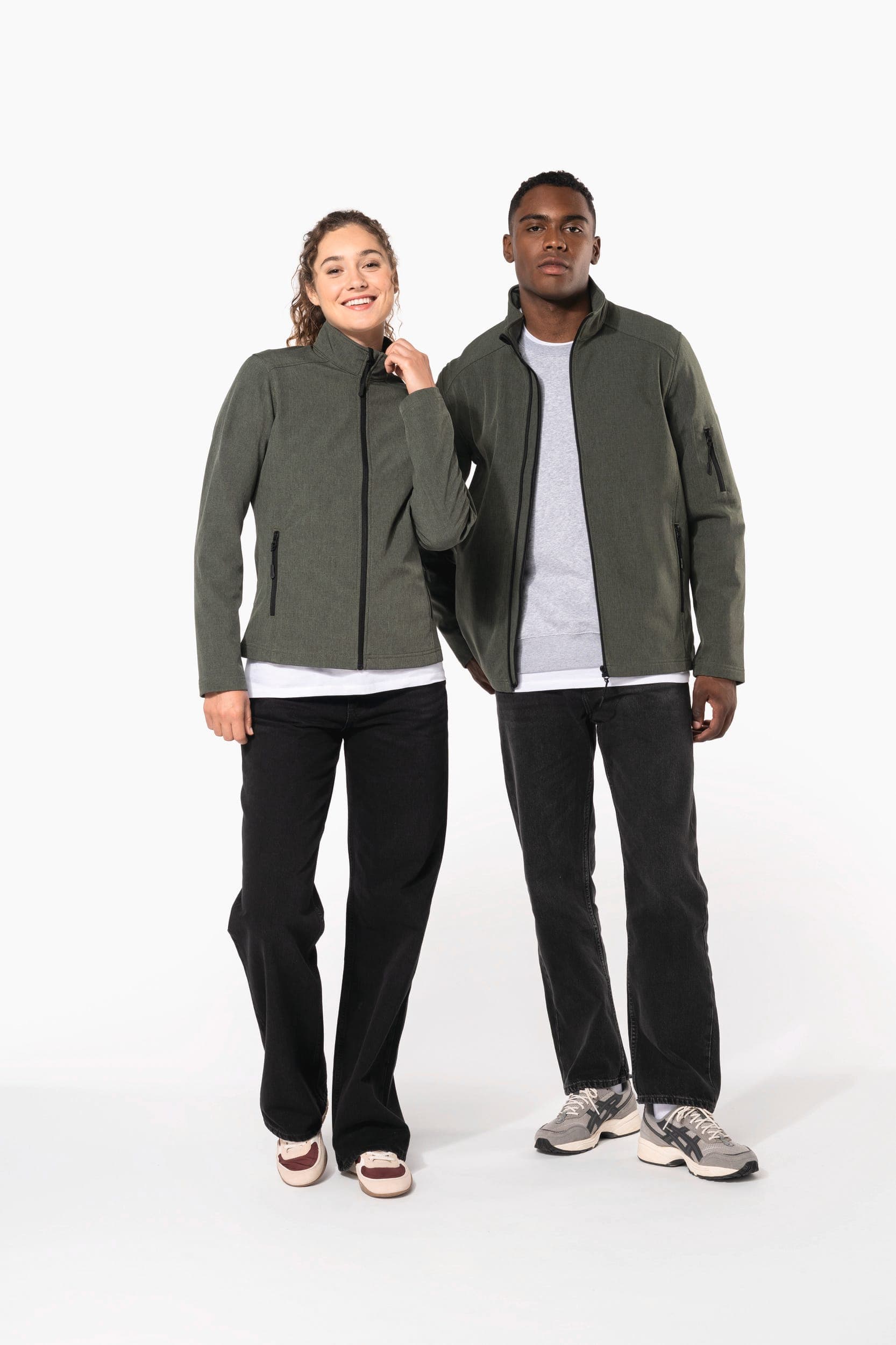 Veste softshell homme en situation