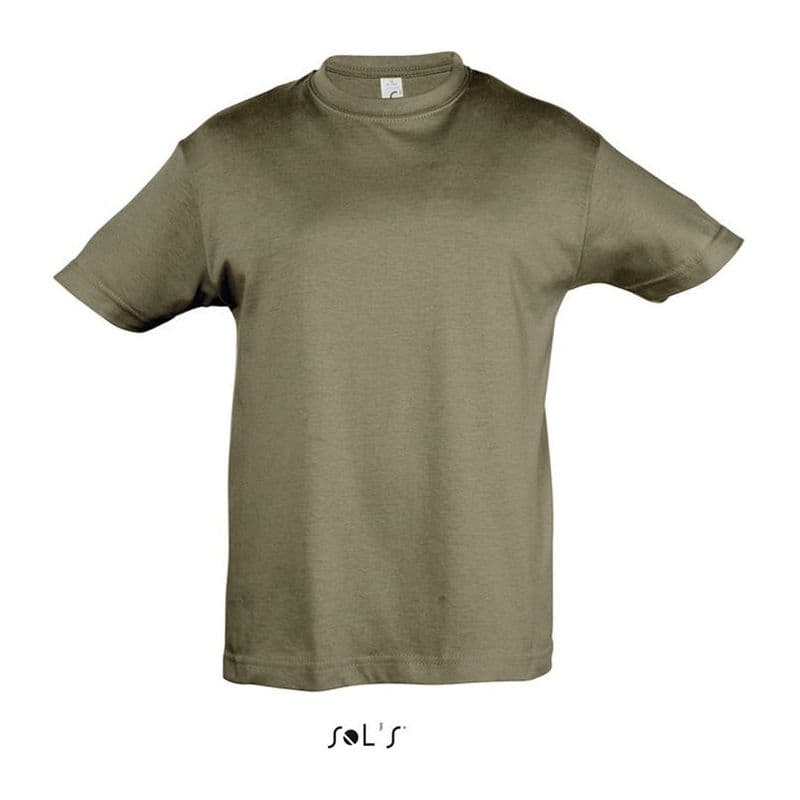 SOL'S REGENT KIDS - ROUND NECK T-SHIRT coloris Vert armée