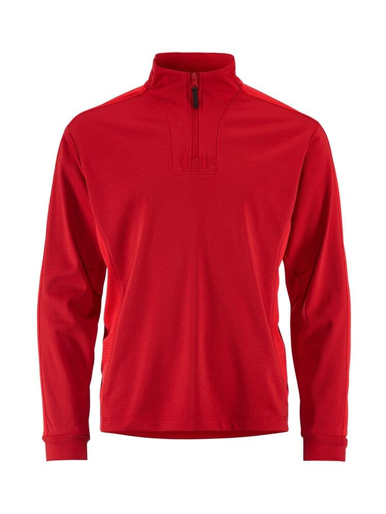 Craft Evolve 2.0 contrast half zip jr coloris Rouge
