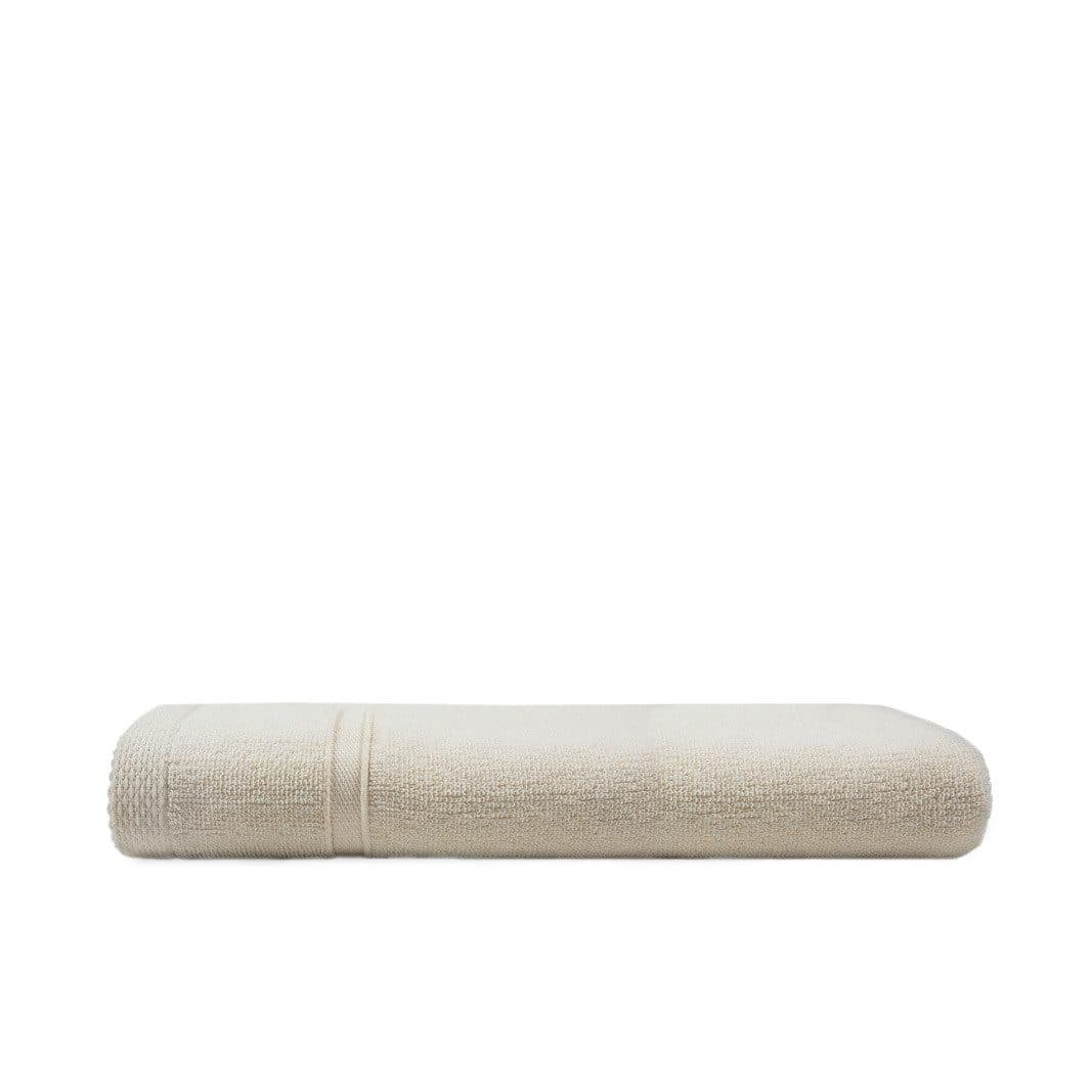 RECYCLED CLASSIC BEACH TOWEL coloris Beige laiteux