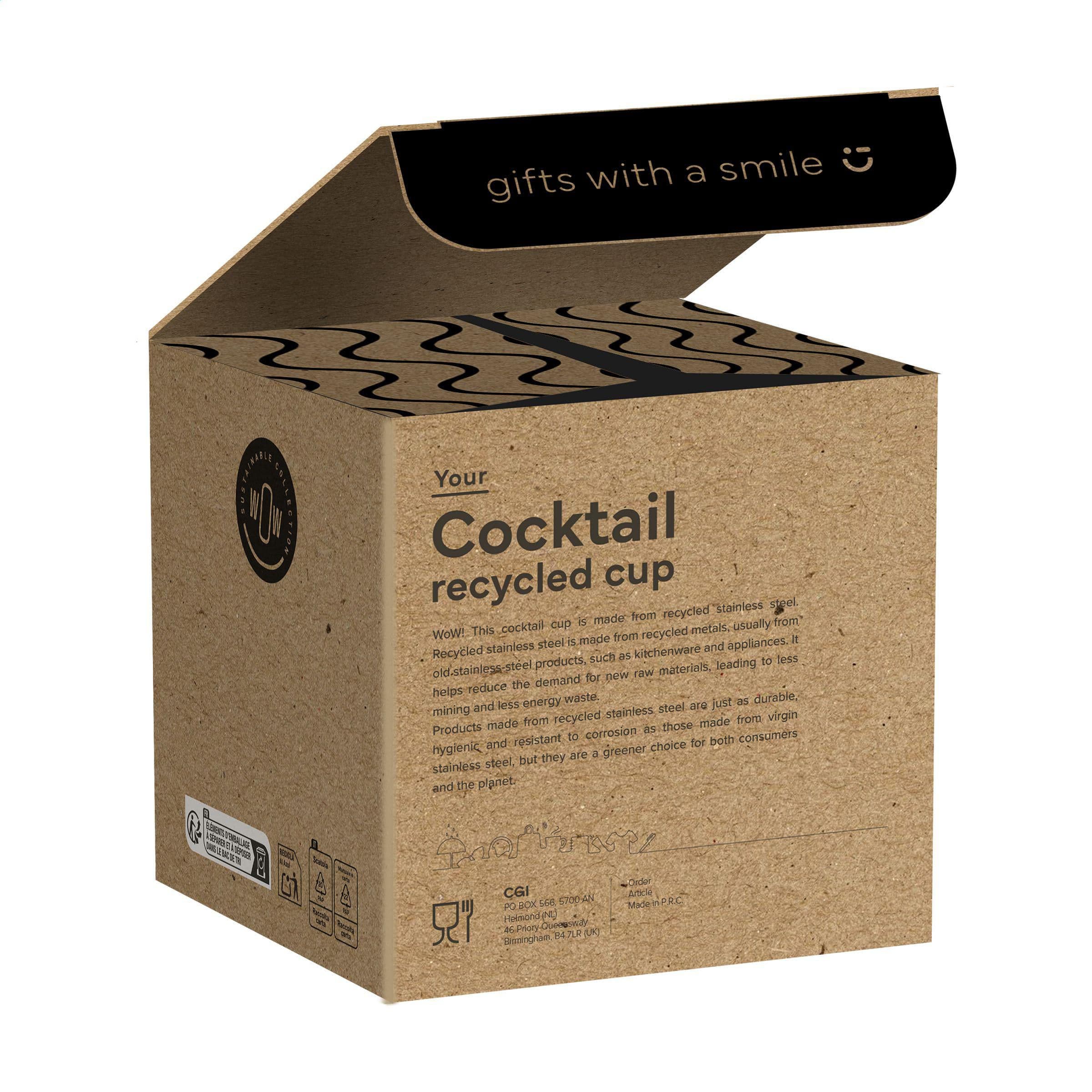 Gobelet Cocktail RCS recyclé 400 ml en situation