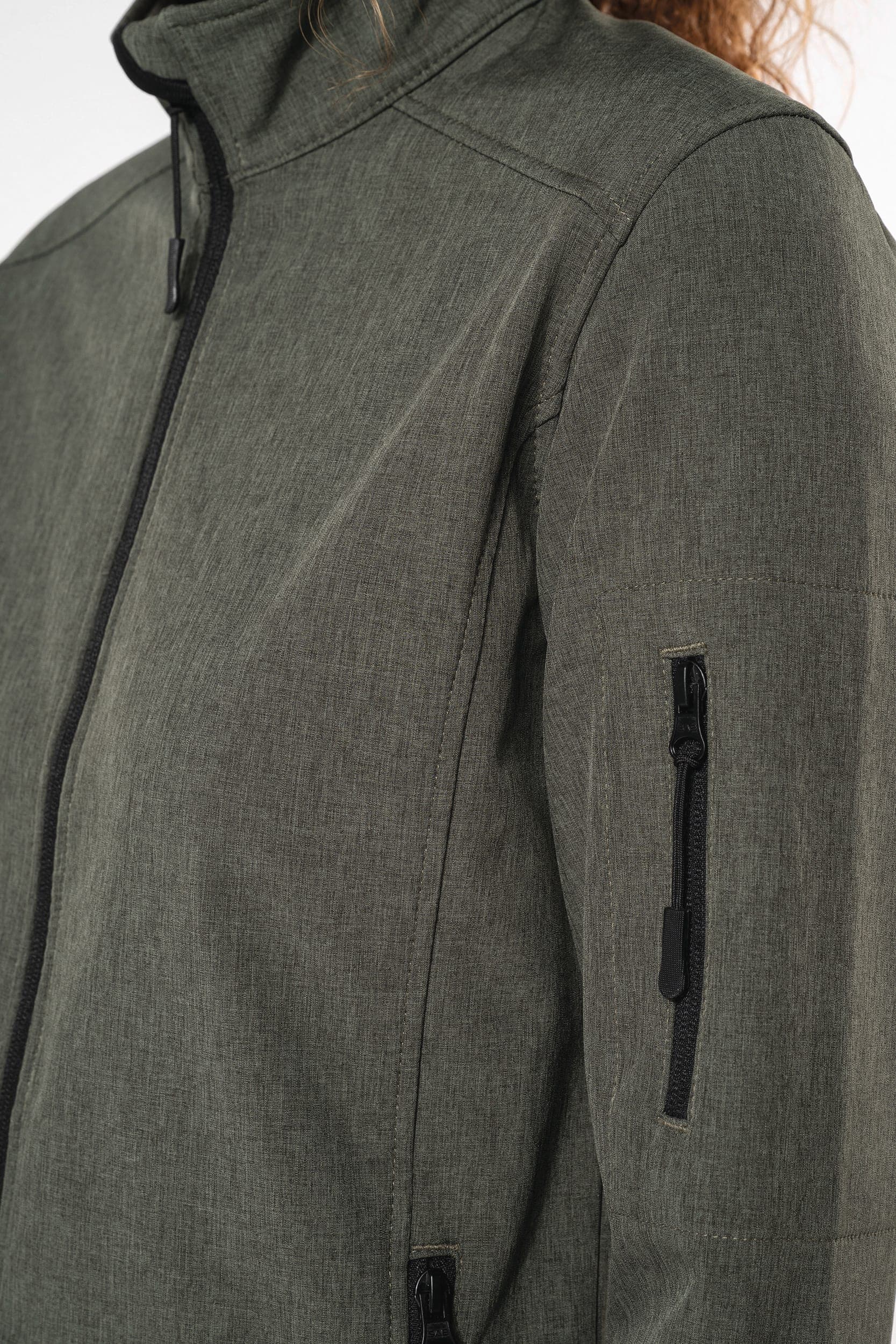 Veste softshell femme en situation
