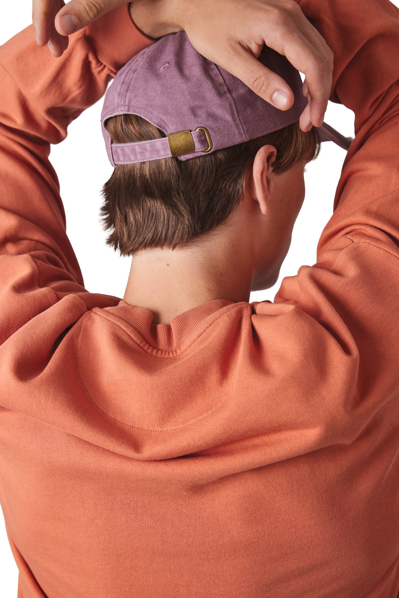 Casquette vintage effet déchiré - 6 panneaux en situation