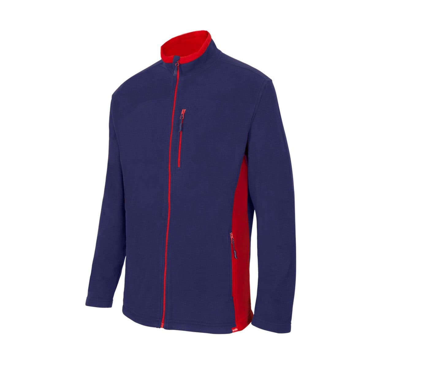 VESTE POLAIRE BICOLORE coloris Marine / Rouge