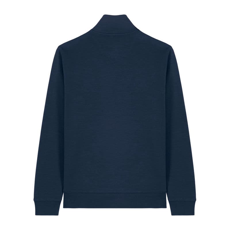 Trucker 2.0 unisex quarter zip sweatshirt coloris Bleu marine