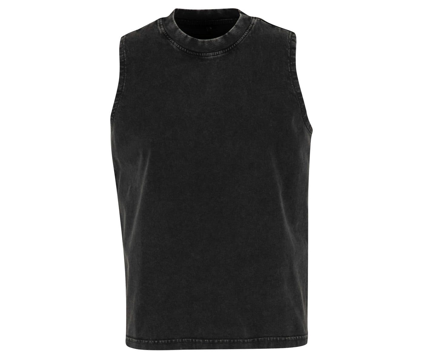 LADIES VINTAGE WASHED SLEEVELESS TEE coloris Noir