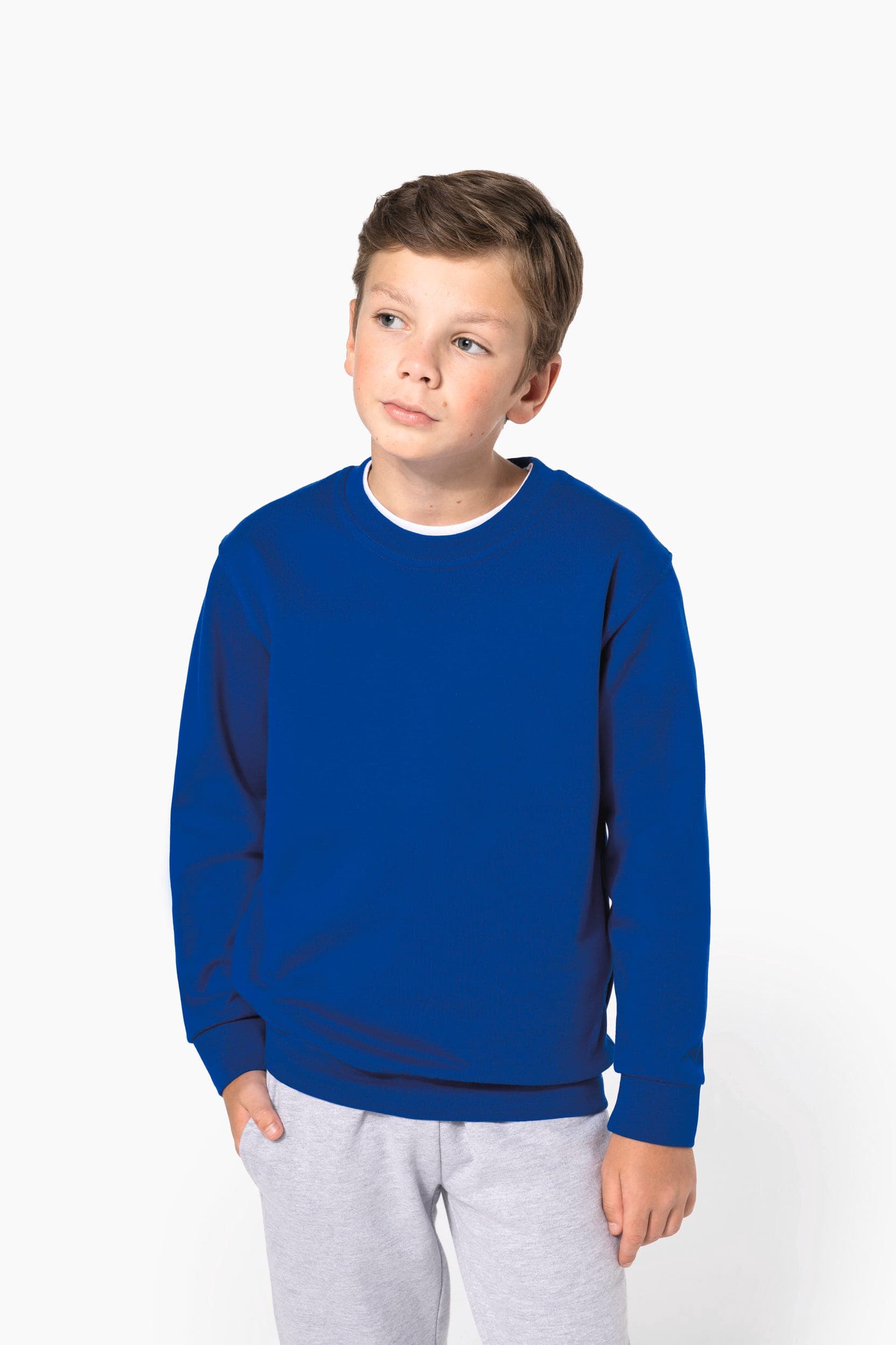 Sweat-shirt col rond enfant en situation