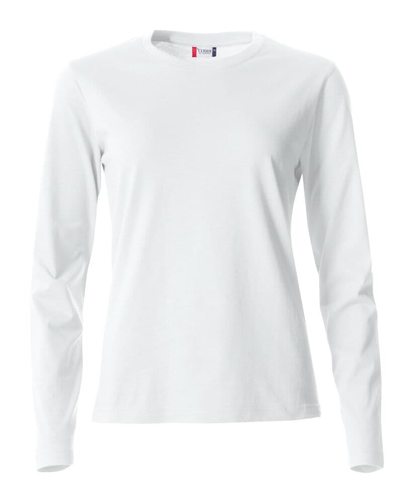 Clique Basic-T L/S Women coloris Blanc