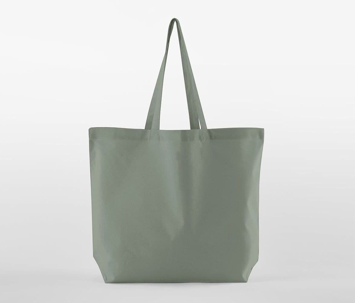 ORGANIC COTTON INCO. MAXI BAG FOR LIFE coloris Vert poudré