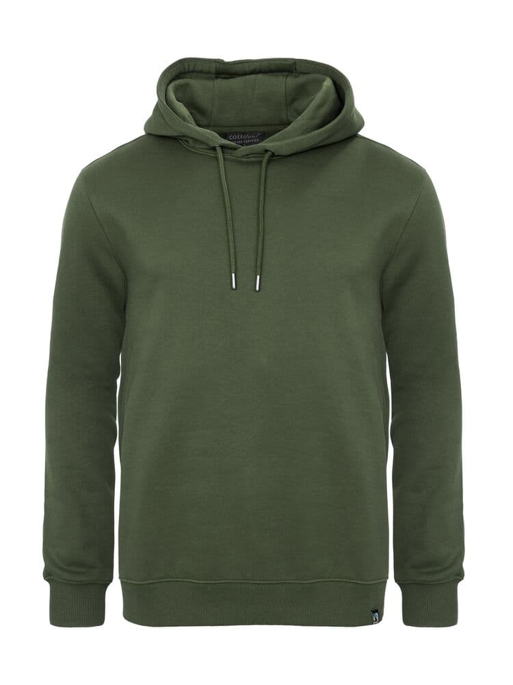 Key Hoodie (GOTS) coloris Vert foncé
