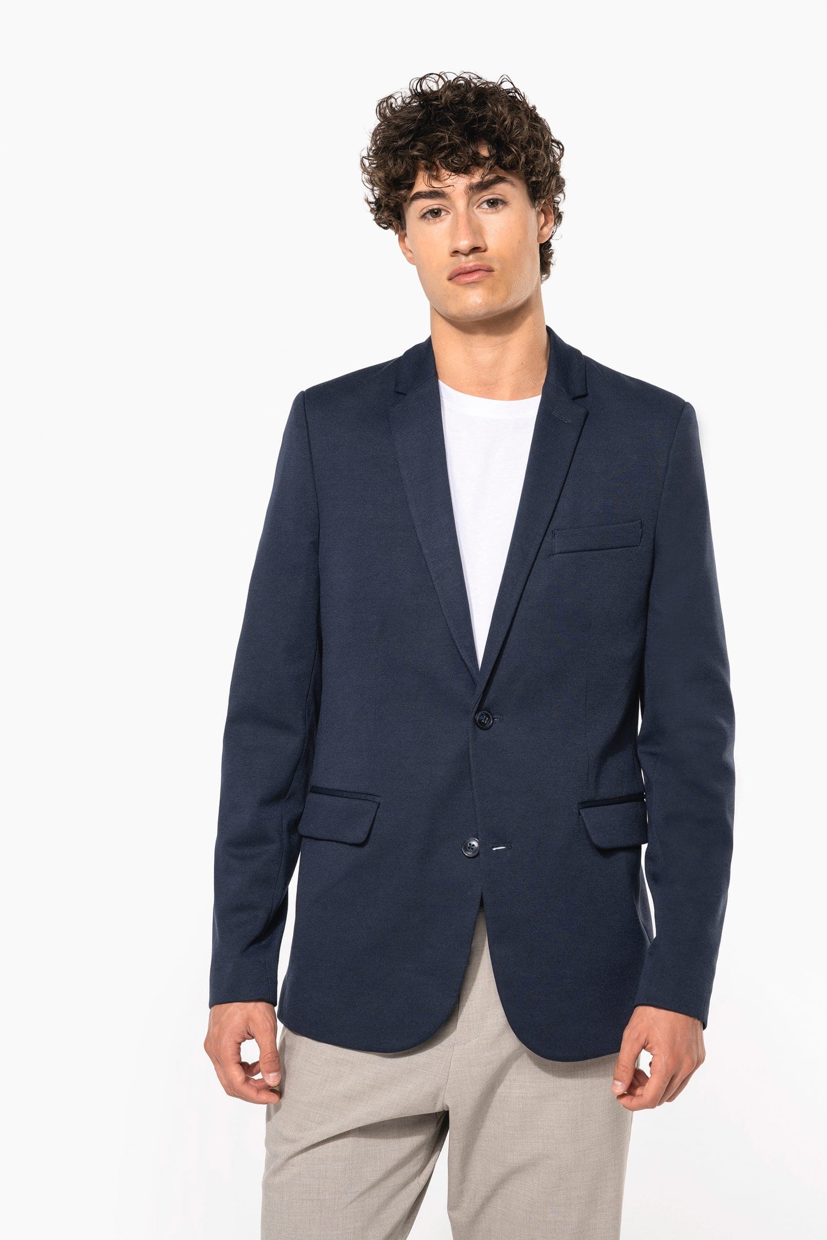 Veste maille homme en situation