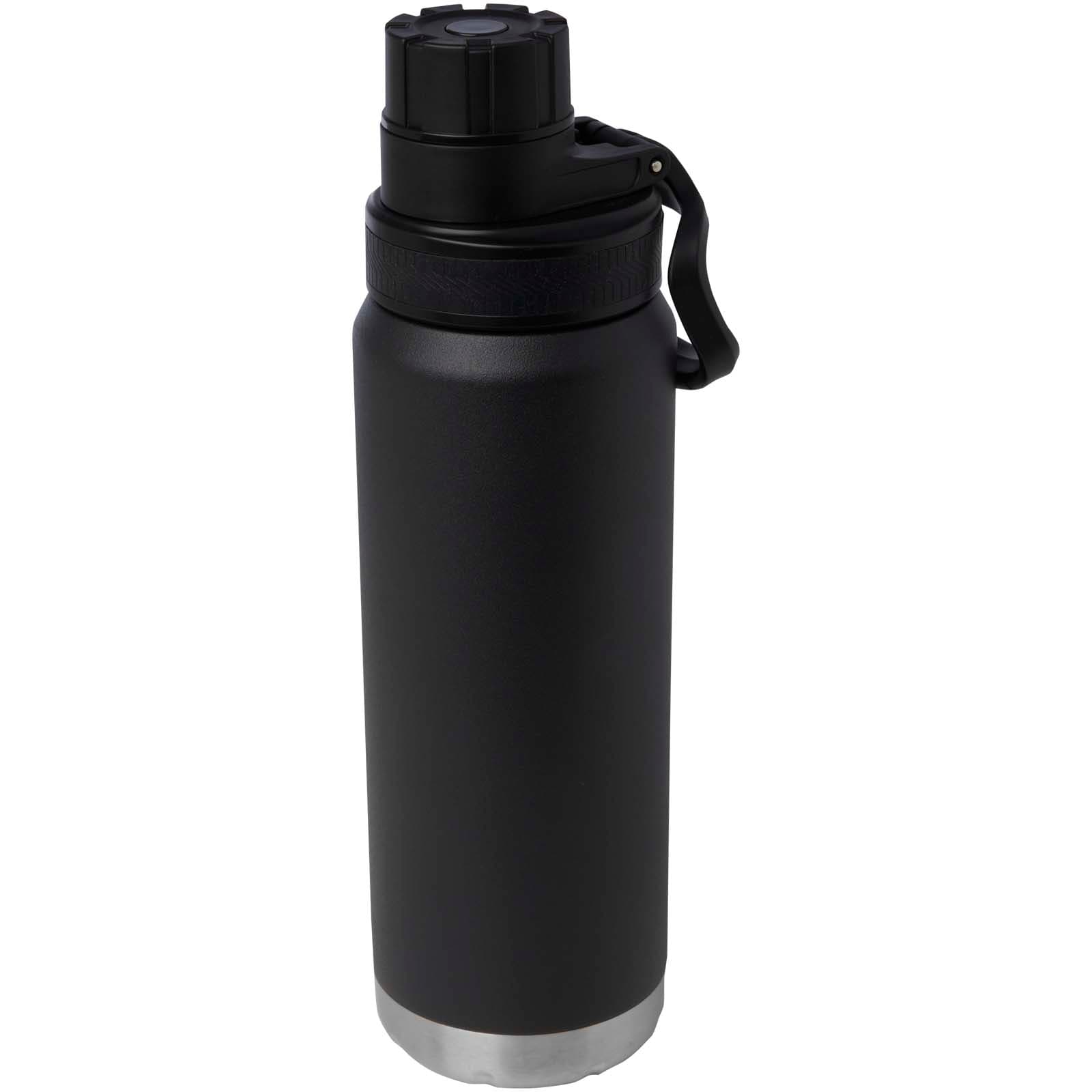 Bouteille avec isolation sous vide Fortis de 700 ml en cuivre et acier inoxydable recyclé certifié RCS (compatible avec les b coloris Noir