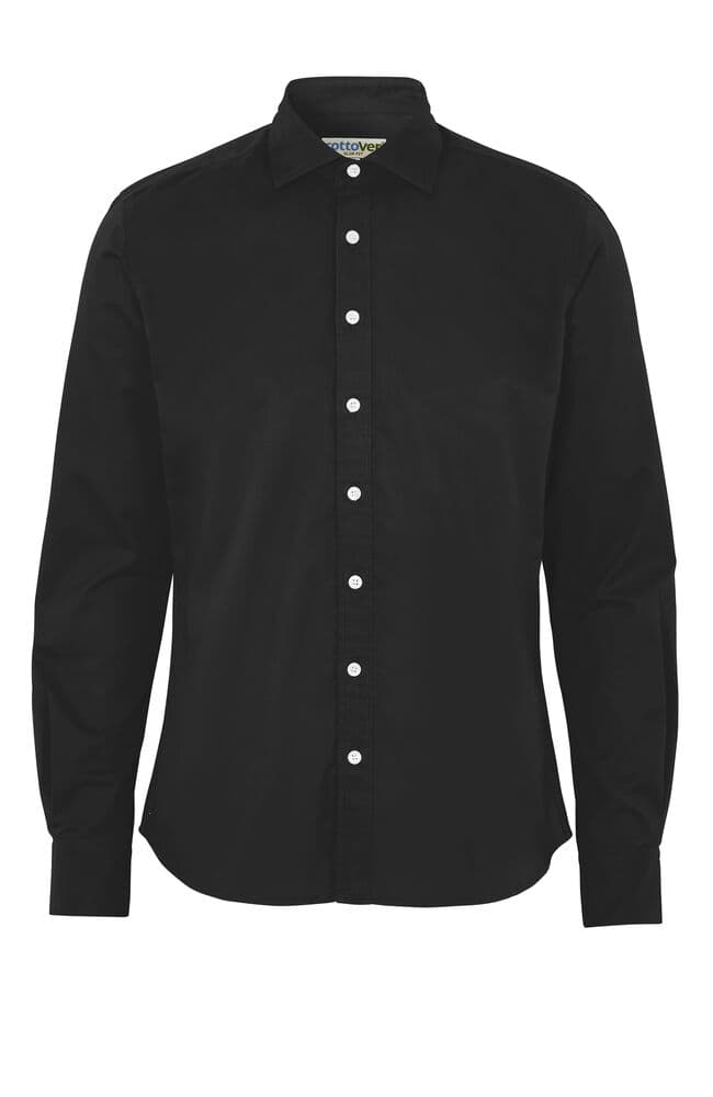 CHEMISE TWILL COUPE SLIM HOMME - CERTIFIÉ GOTS