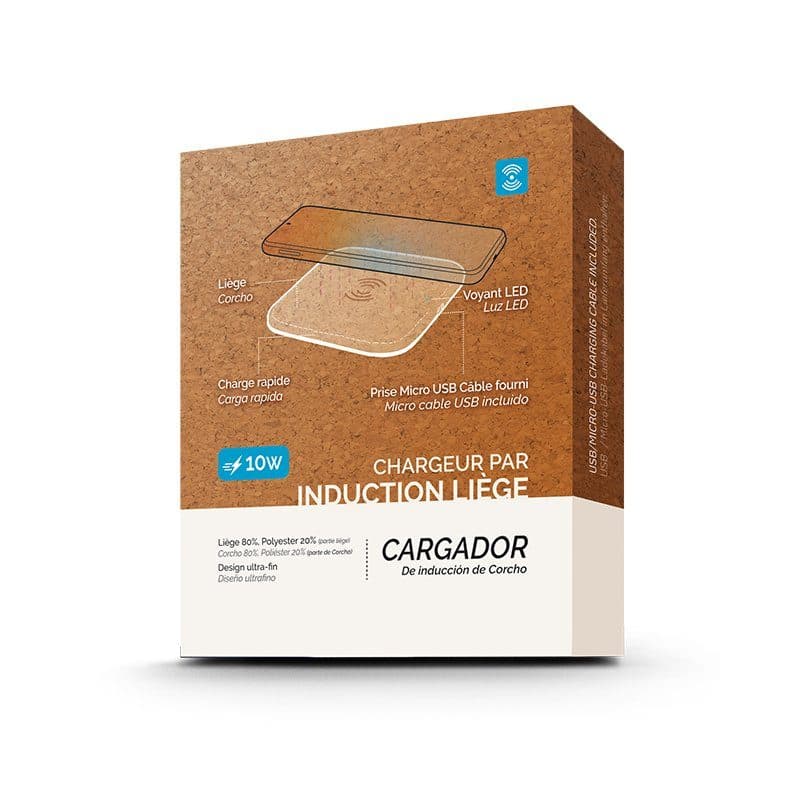 CHARGEUR PAR INDUCTION RAPIDE 10W en situation