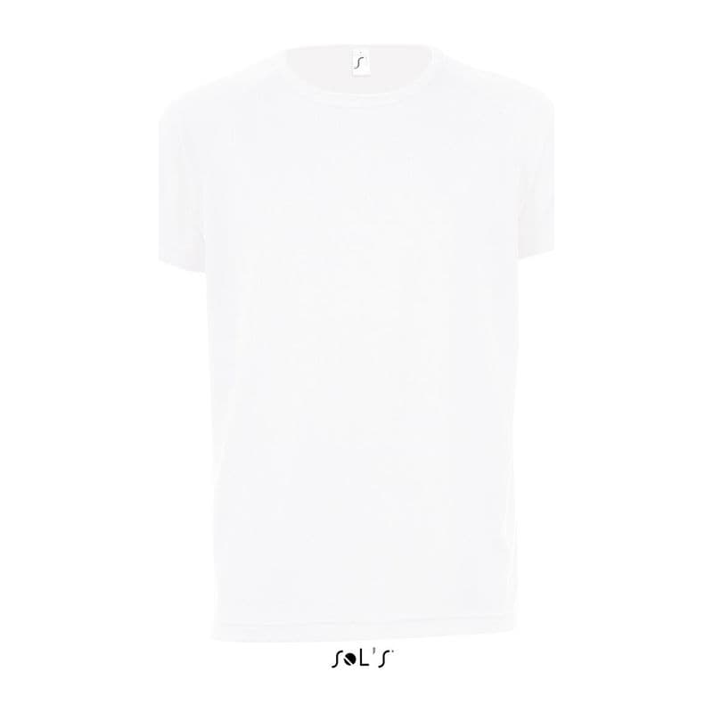 SOL'S SPORTY KIDS - RAGLAN-SLEEVED T-SHIRT coloris Blanc