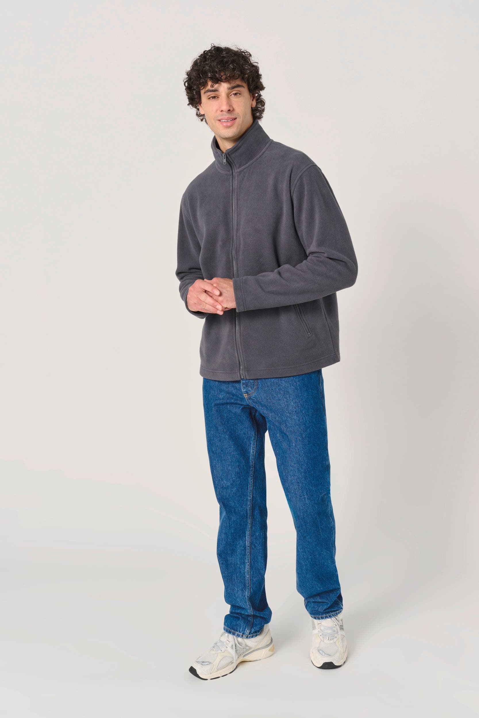 Veste polaire unisexe en situation