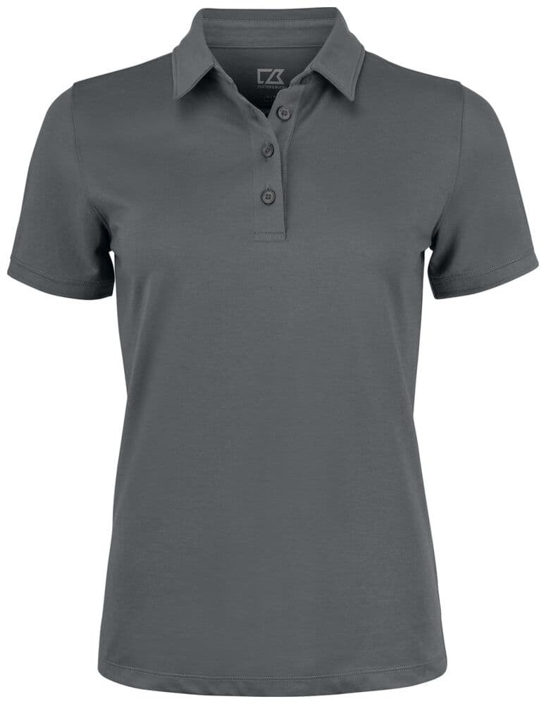 Polo Cutter & Buck Oceanside Stretch femme coloris Gris pistolet