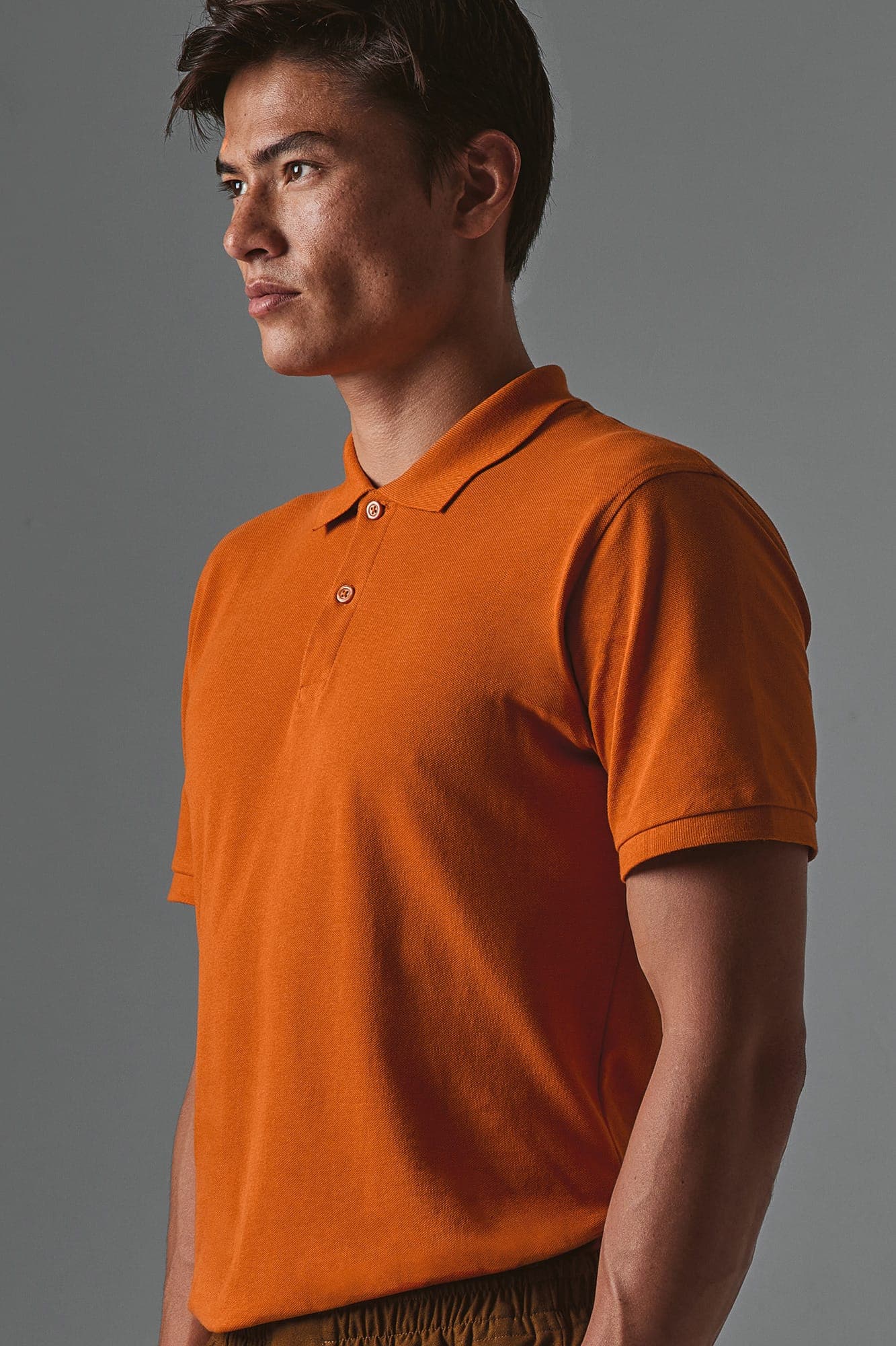 Polo bio homme en situation
