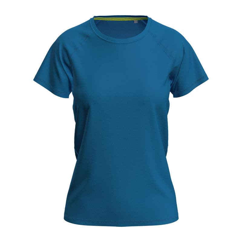 Mesh Raglan Women's T-shirt coloris Bleu King