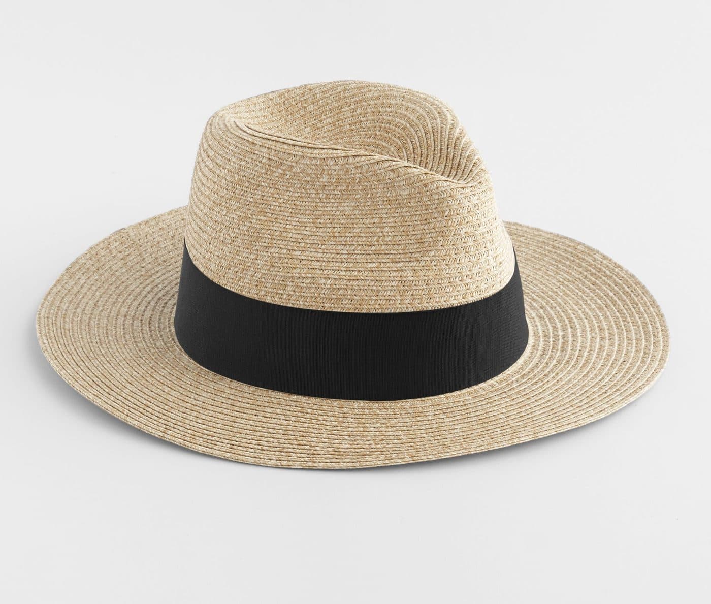 STRAW FEDORA