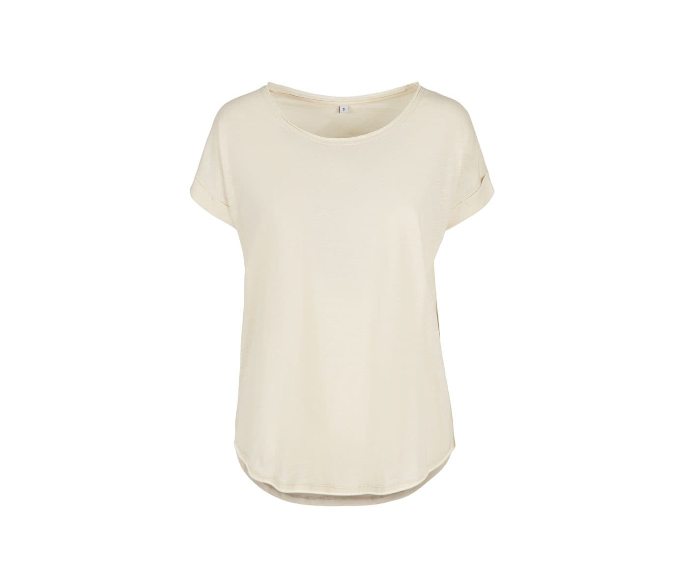 LADIES LONG SLUB TEE coloris Blanc sable