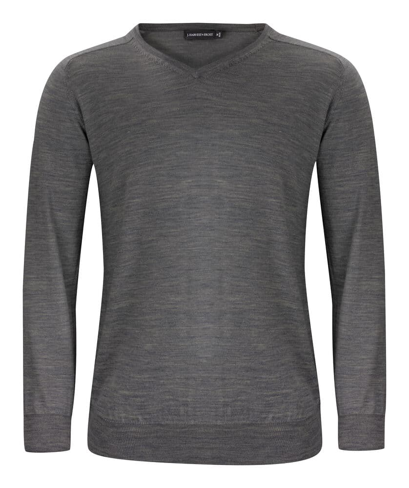 MerinoV Pull Tricoté Hommes coloris Mélange Gris