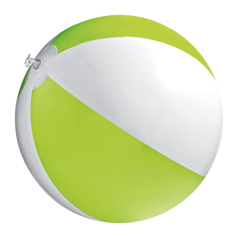 Ballon de plage bicolore "Key West" coloris Vert clair