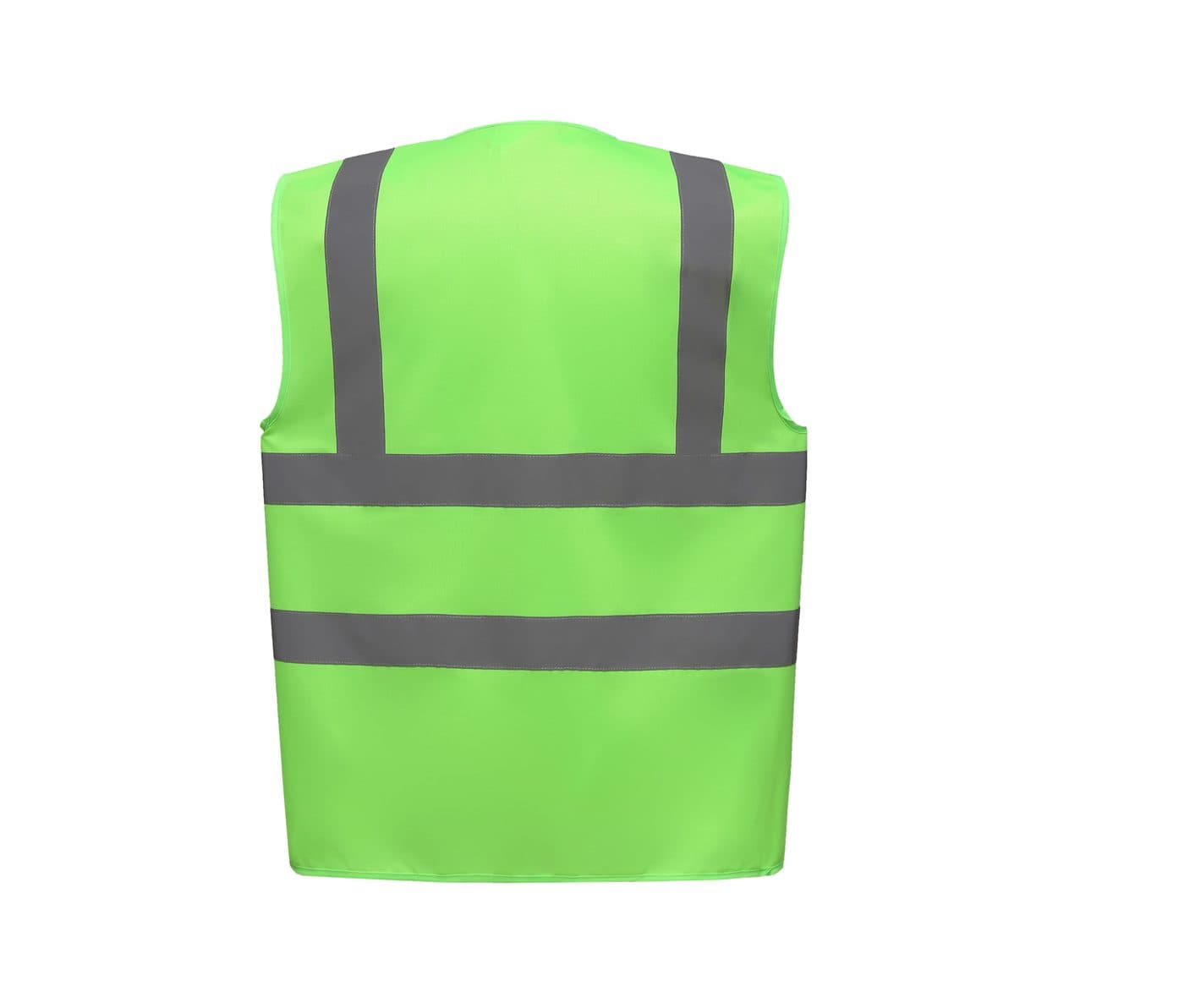 HI-VIS 2-BAND AND BRACES WAISTCOAT coloris Vert citron