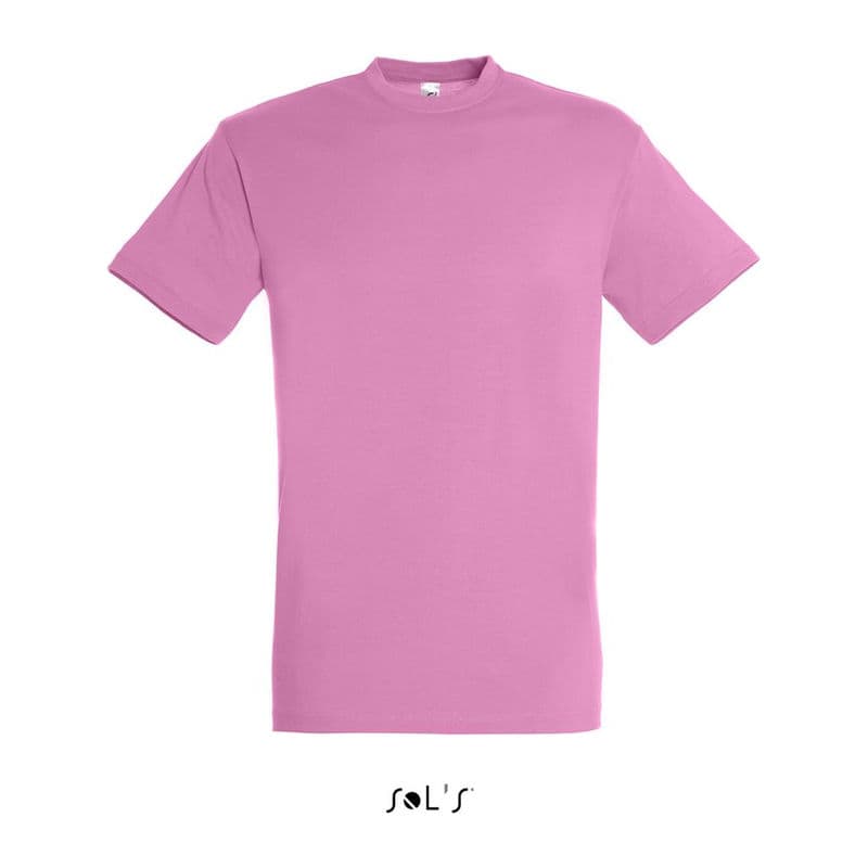 SOL'S REGENT UNISEX ROUND COLLAR T-SHIRT coloris Rose orchidée