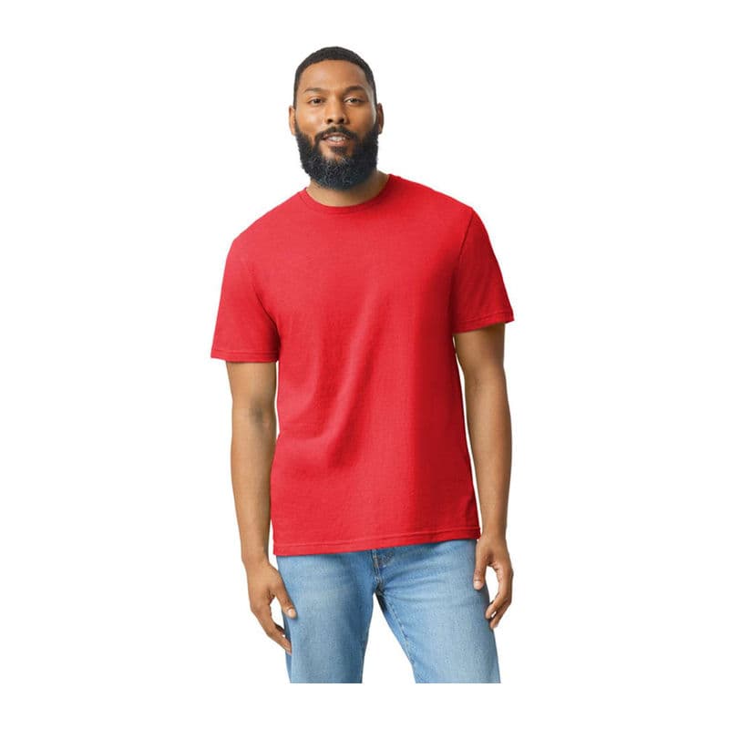 Softstyle® Cvc Adult T-Shirt coloris Rouge brume