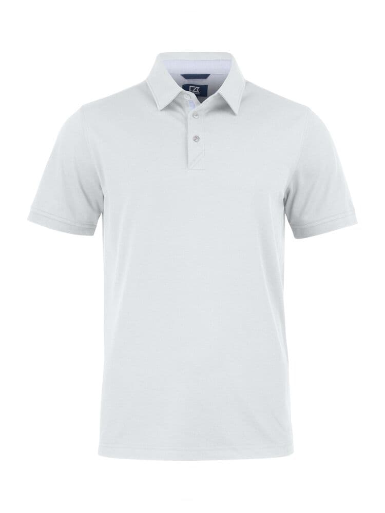 Polo Cutter & Buck Advantage Premium homme coloris Blanc