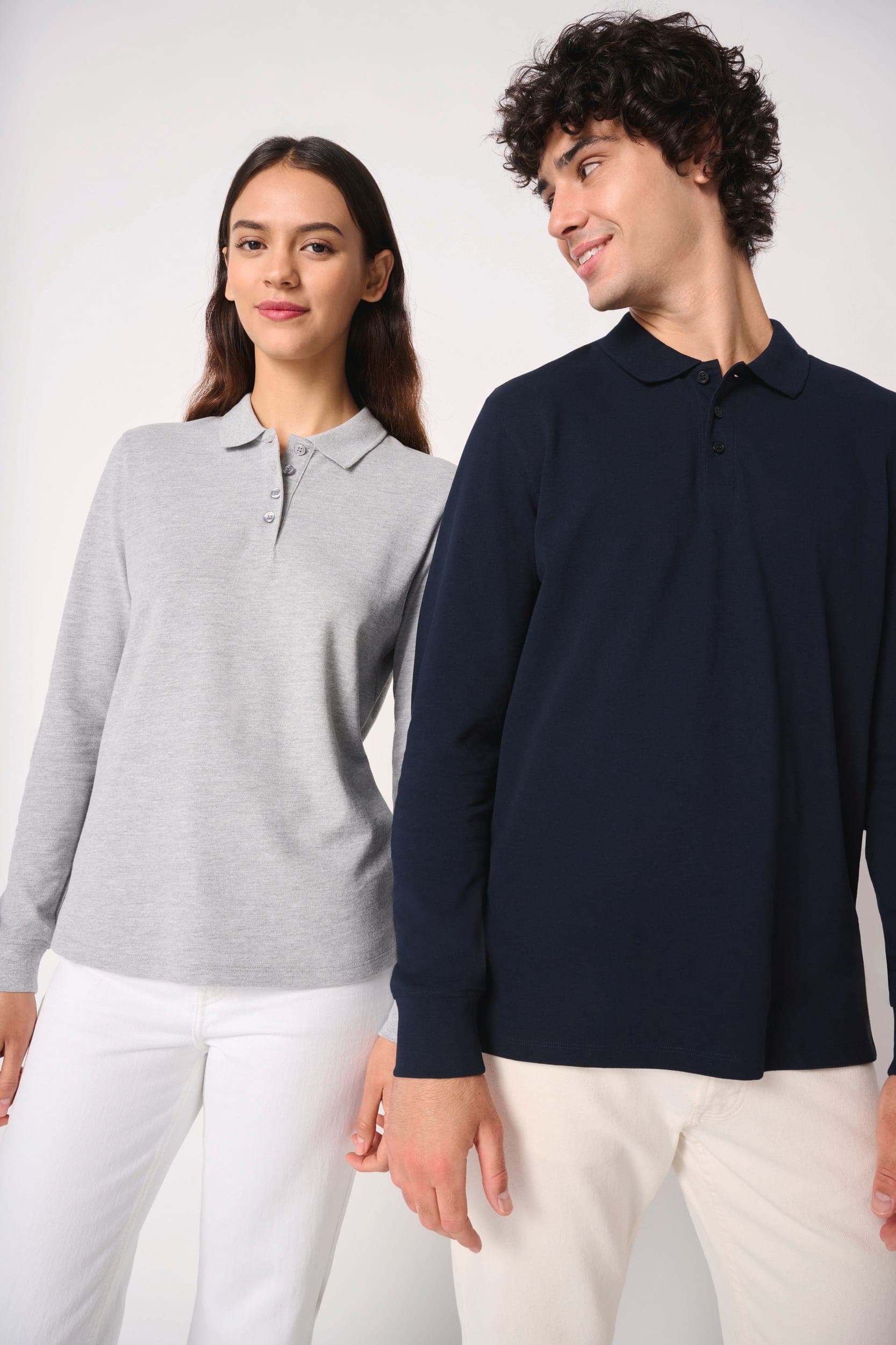 Polo piqué LSL homme en situation