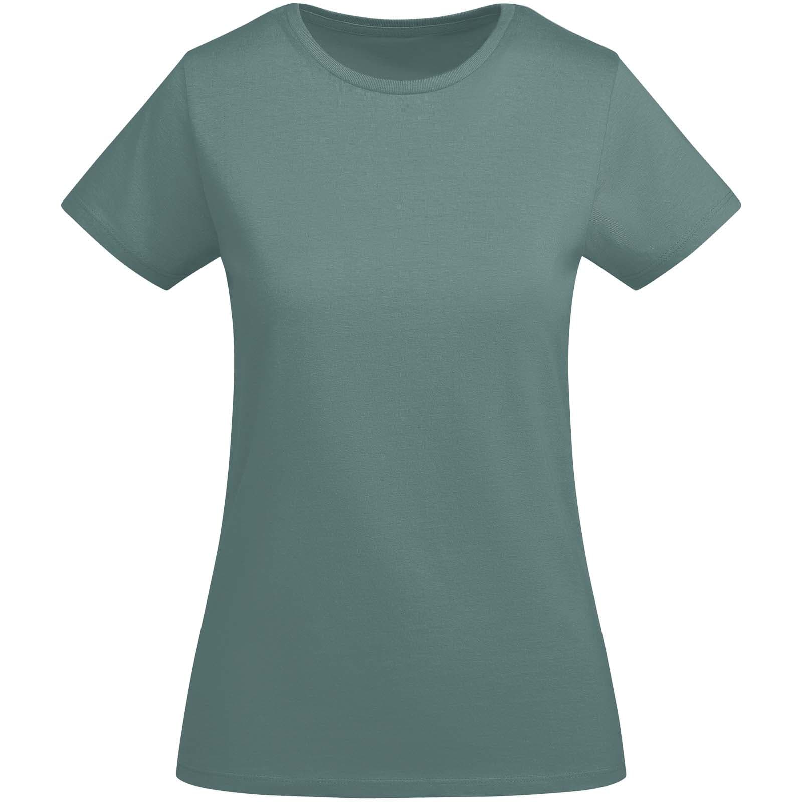 T-shirt de 175 g/m² Breda en coton organique à manches courtes pour femme coloris Bleu calme