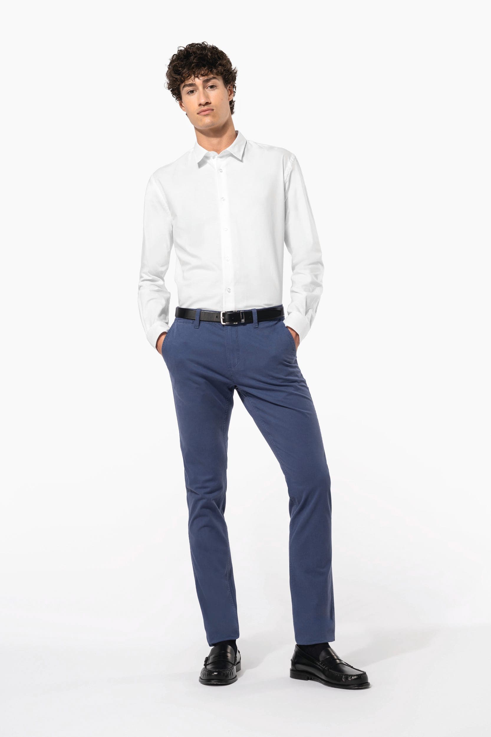 Chemise oxford manches longues homme en situation