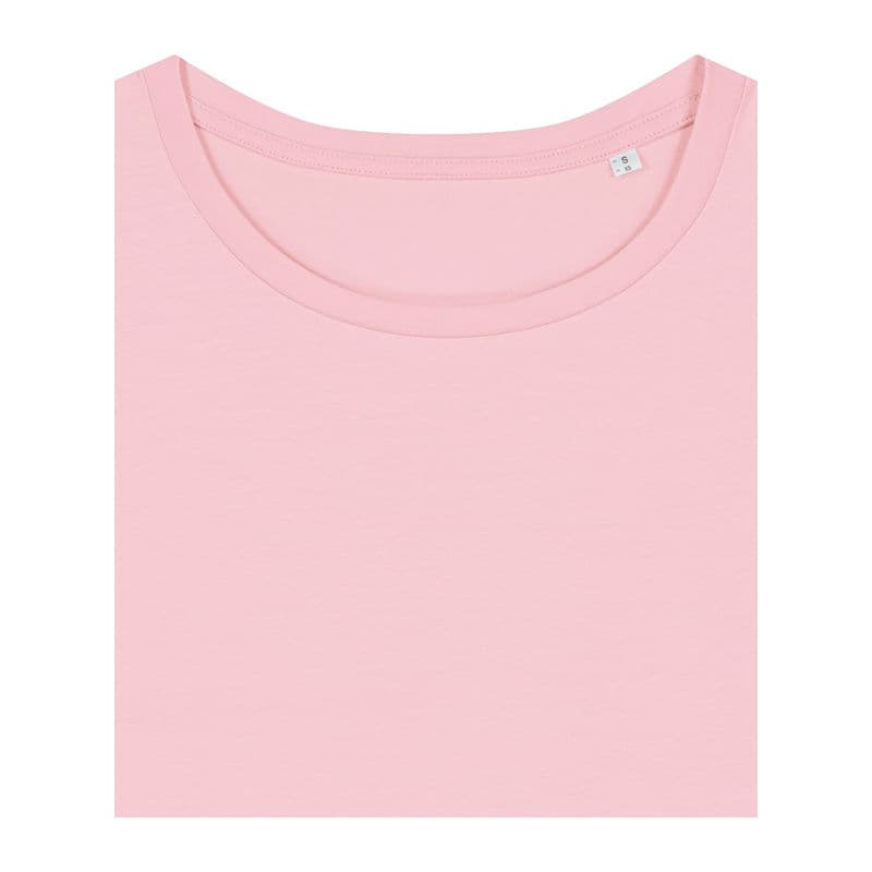 Stella Serena women's scoop neck t-shirt coloris Rose Cotton