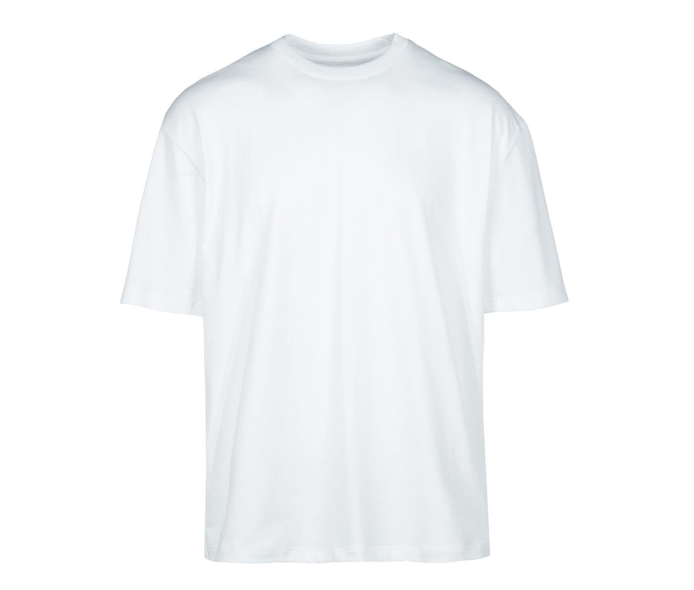 HEAVYWEIGHT OVERSIZED CREW NECK T-SHIRT coloris Blanc
