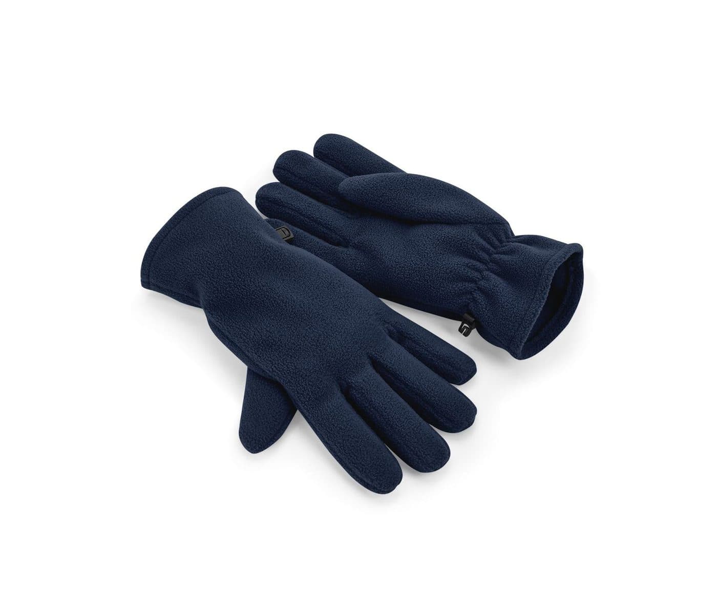 RECYCLED FLEECE GLOVES coloris Bleu marine