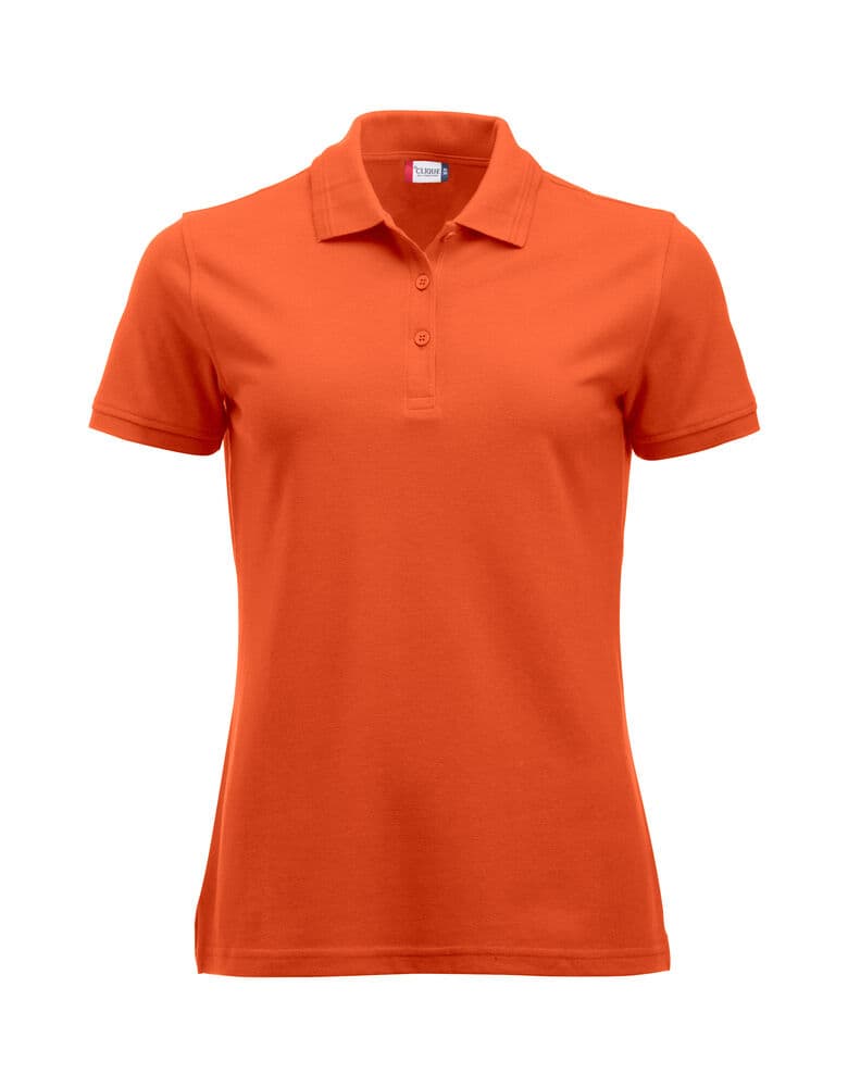 Clique Manhattan Women Polo coloris Orange sang