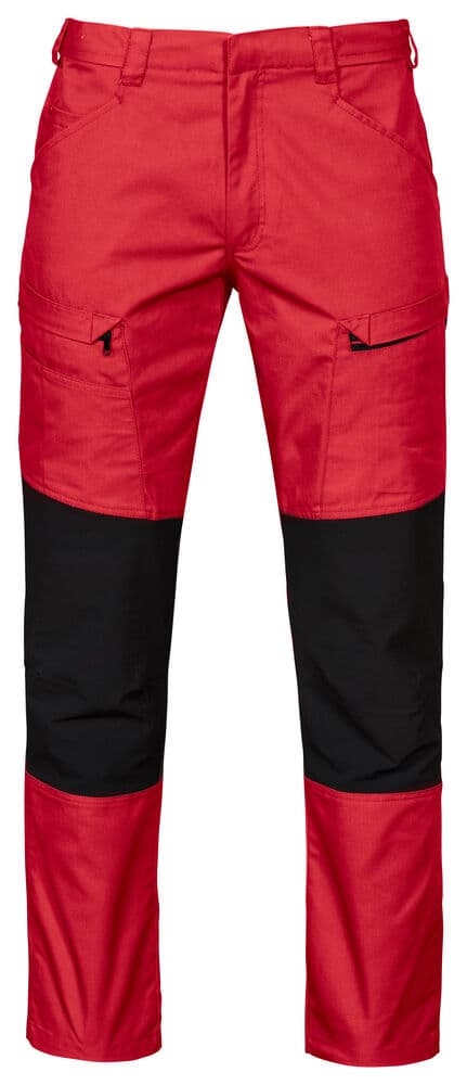 2520 PANTALON STRETCH SANS POCHES GENOUILLÈRES coloris Rouge