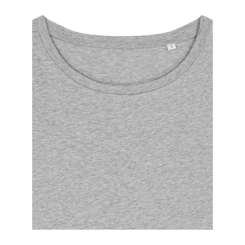 Stella Serena women's scoop neck t-shirt coloris Gris chiné