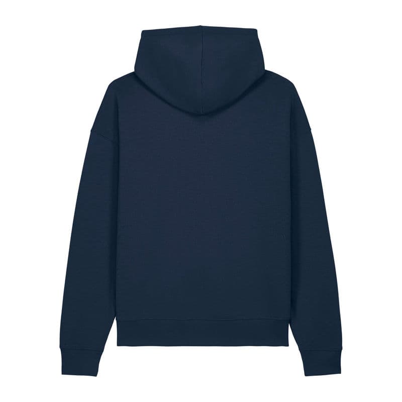 The iconic mid-light relaxed hoodie sweatshirt coloris Bleu marine