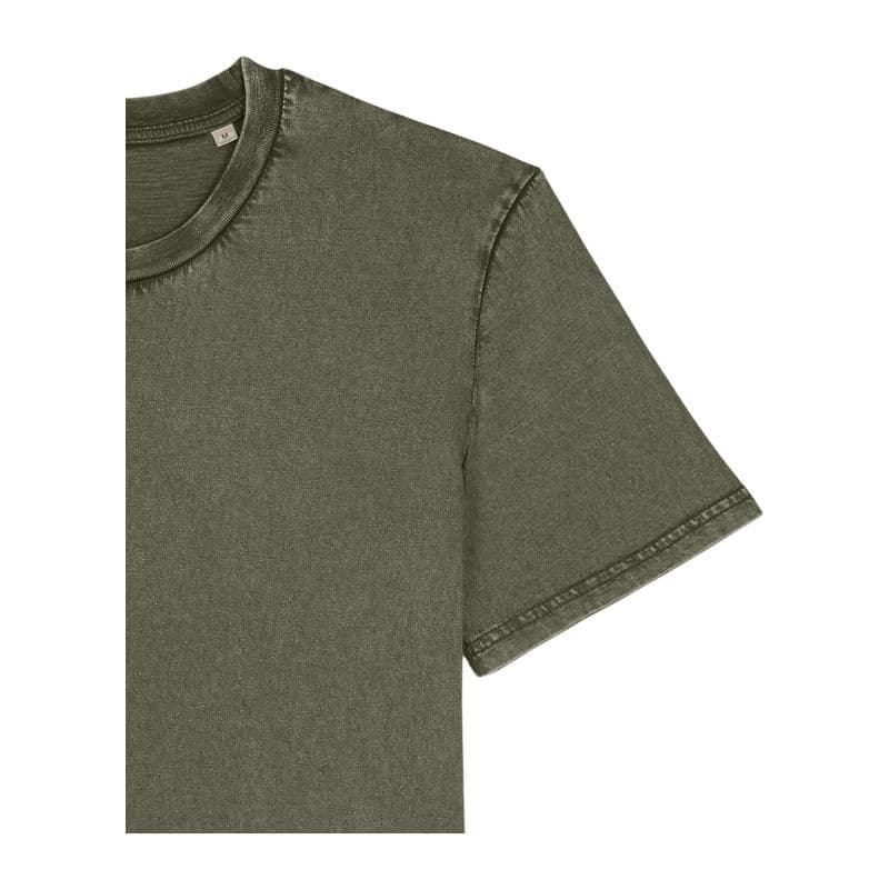 Crafter Vintage unisex t-shirt coloris Kaki Dyed G.